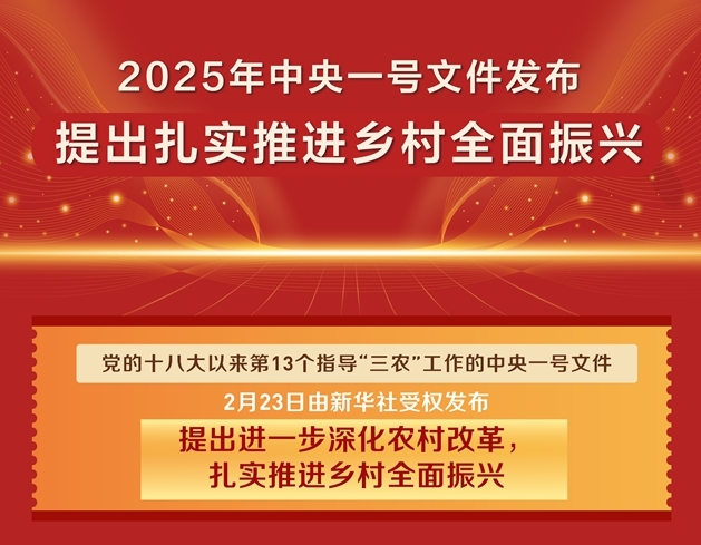 2025中央一号文件：力促连锁经营冷链配送乡镇延伸