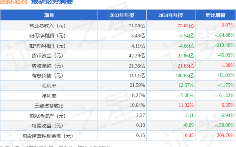 国际复材（301526）2024年年报简析：增收不增利，短期债务压力上升