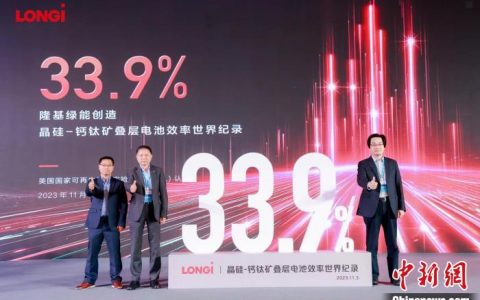 股票配资app 中国企业首次创造晶硅—钙钛矿叠层电池效率新世界纪录