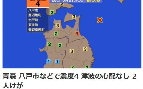 外盘配资 日本青森县近海发生5.8级地震致2人伤 对核电站影响仍在确认