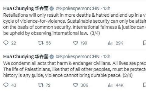 启天配资 超8000名巴勒斯坦人丧生！华春莹：武力无法带来持久和平