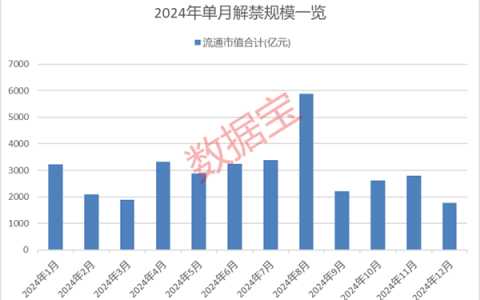 2024年解禁情况一览，超200股解禁即将来袭！节后一周解禁规模超1200亿元，5股解禁市值超百亿元